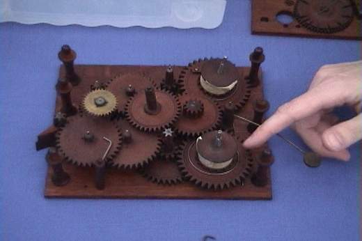 wooden clock movements